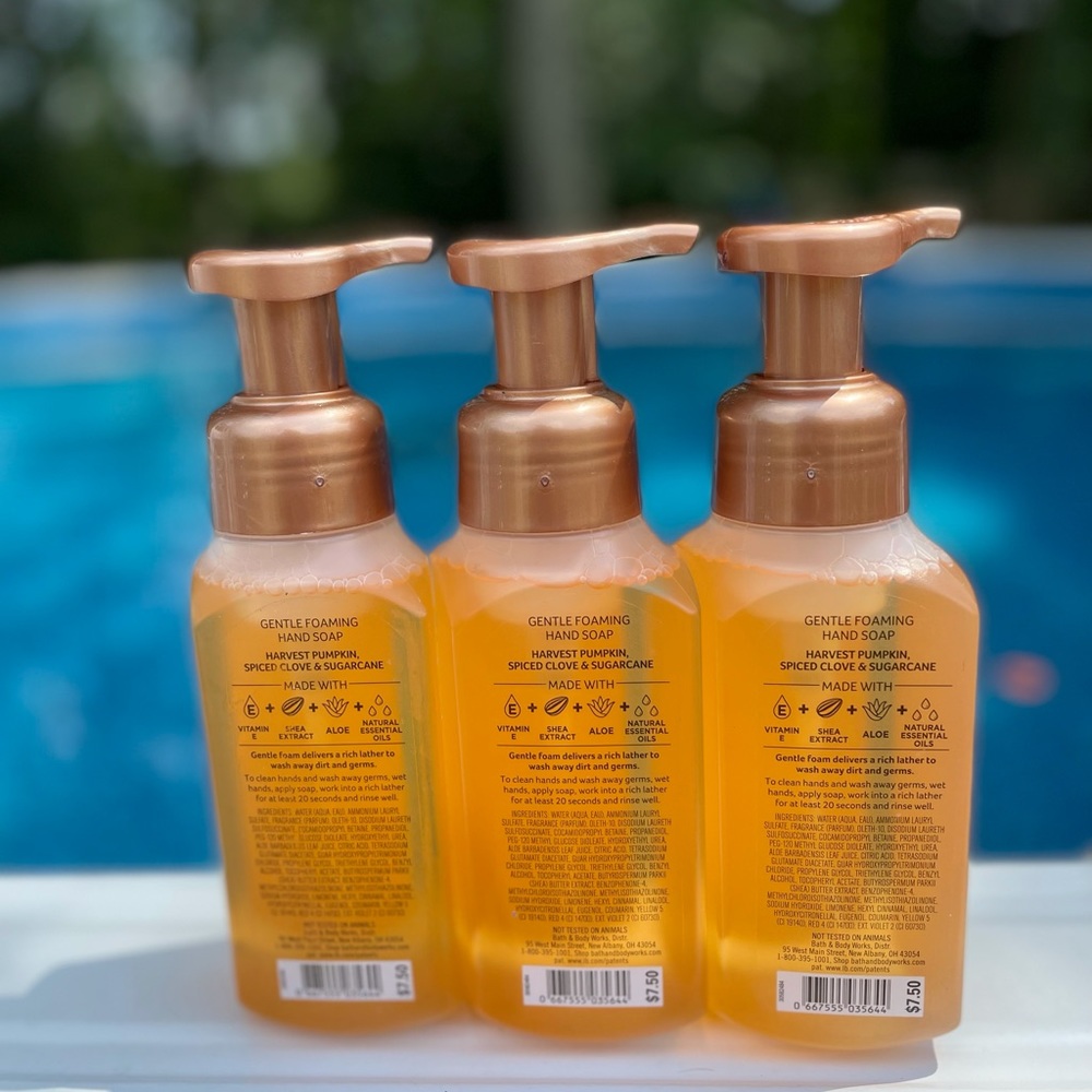 NWT BBW SWEET CINNAMON PUMPKIN FOAMING HANDSOAP X3 - Picture 4 of 4